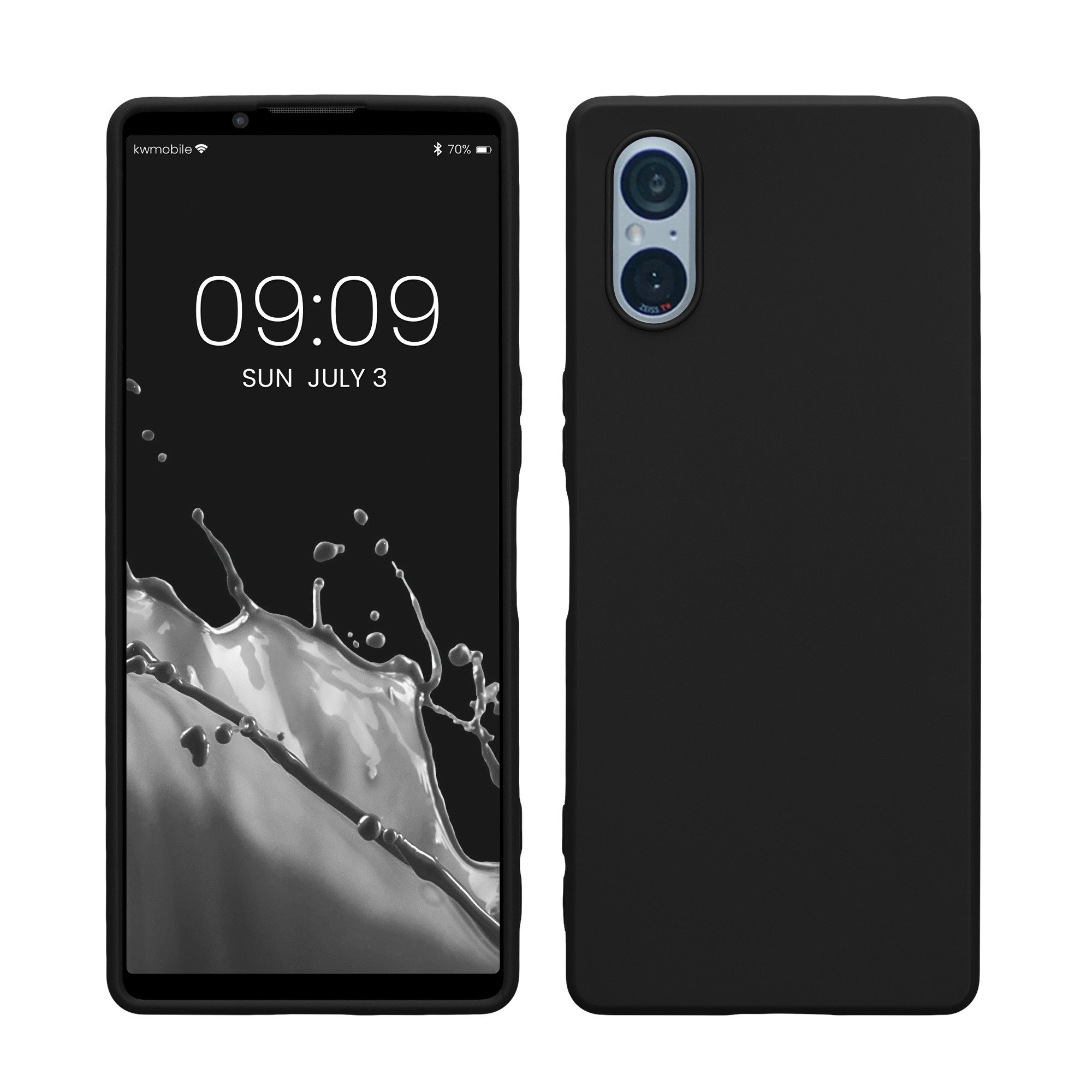 kwmobile Handyhülle Hülle für Sony Xperia 5 V, Hülle Silikon - Soft Handyhülle - Handy Case Cover