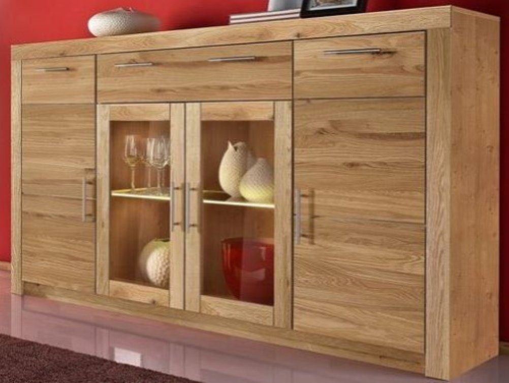 bv-vertrieb Anrichte Highboard Anrichte Kommode Sideboard Wildeiche - (4049)
