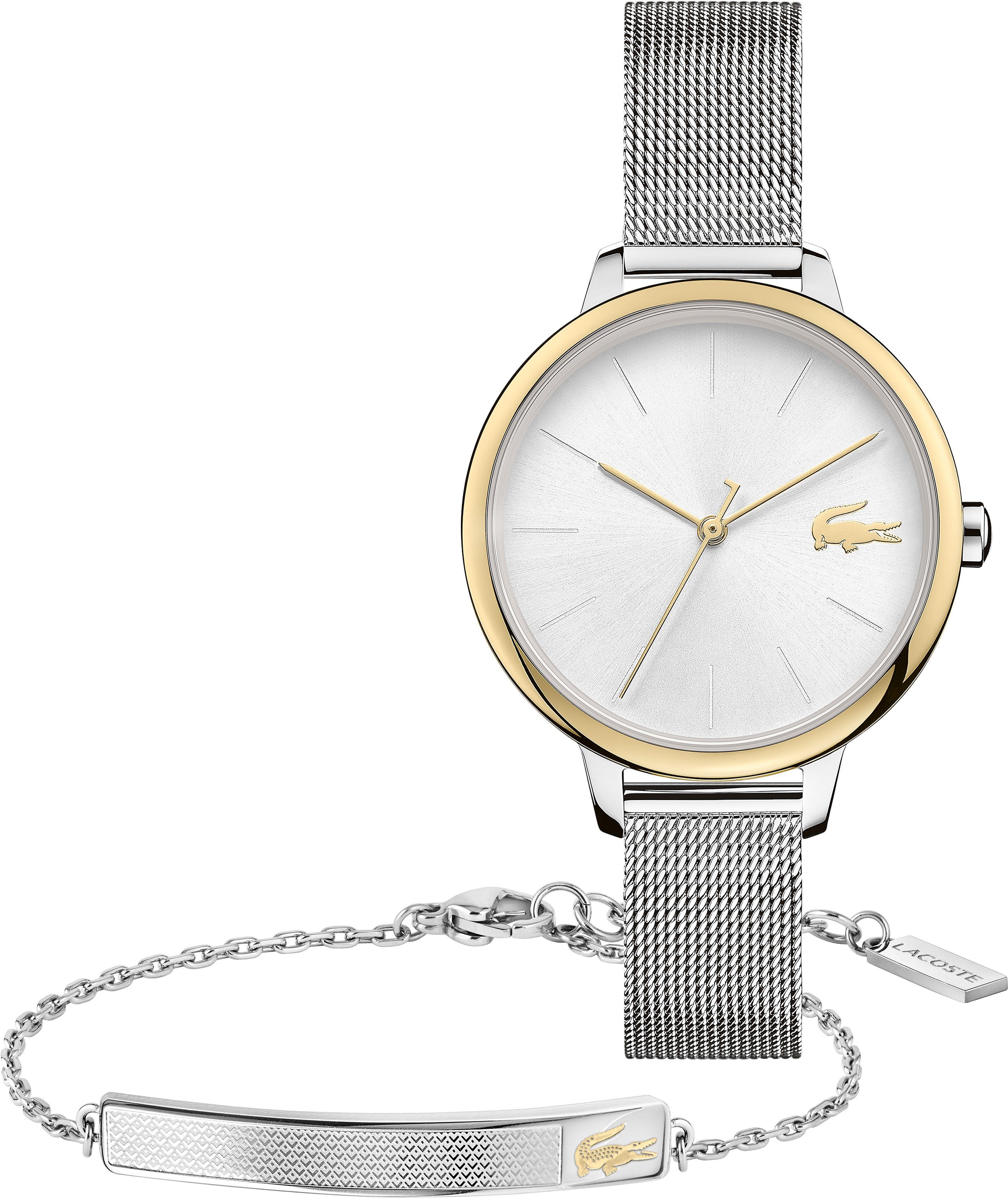 Lacoste Quarzuhr »Cannes, 2070013«, (Set, 2-tlg., Uhr mit Armband) online  kaufen | OTTO