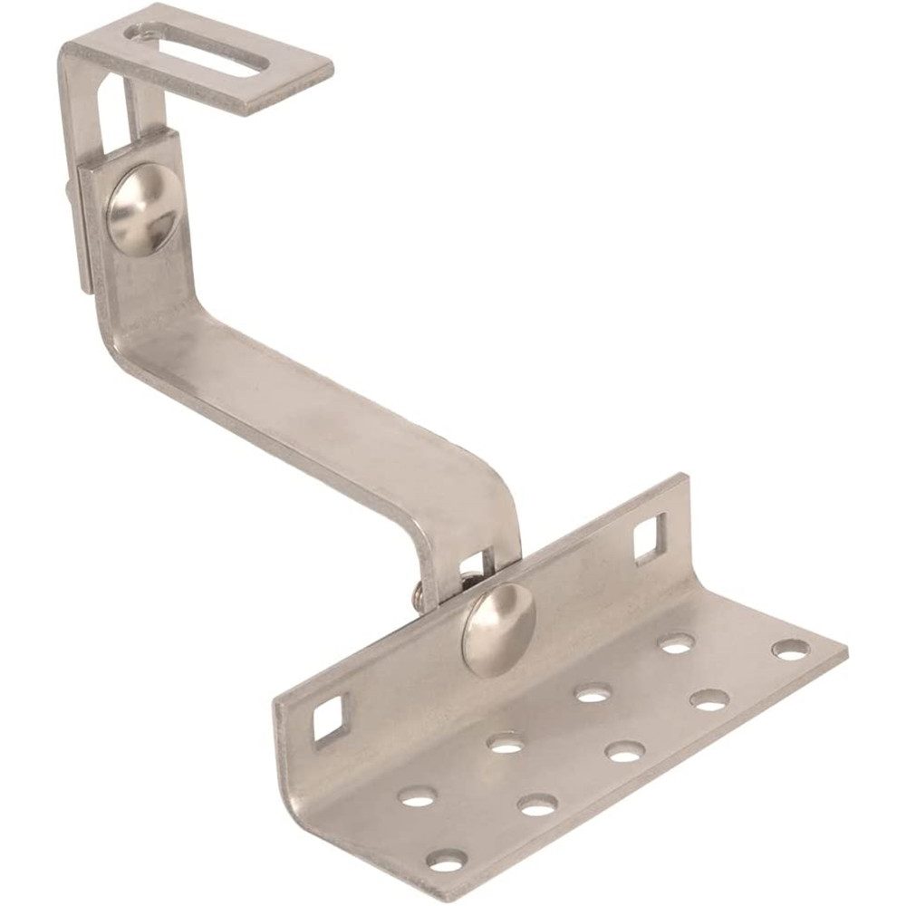 Mucola Halterung Dachhaken Dachhalter A2 Edelstahl 3-fach Verstellbar, (bis 1,00 Zoll, Spar Set, 25-tlg., Dachhaken Set, 3-Fach verstellbar)