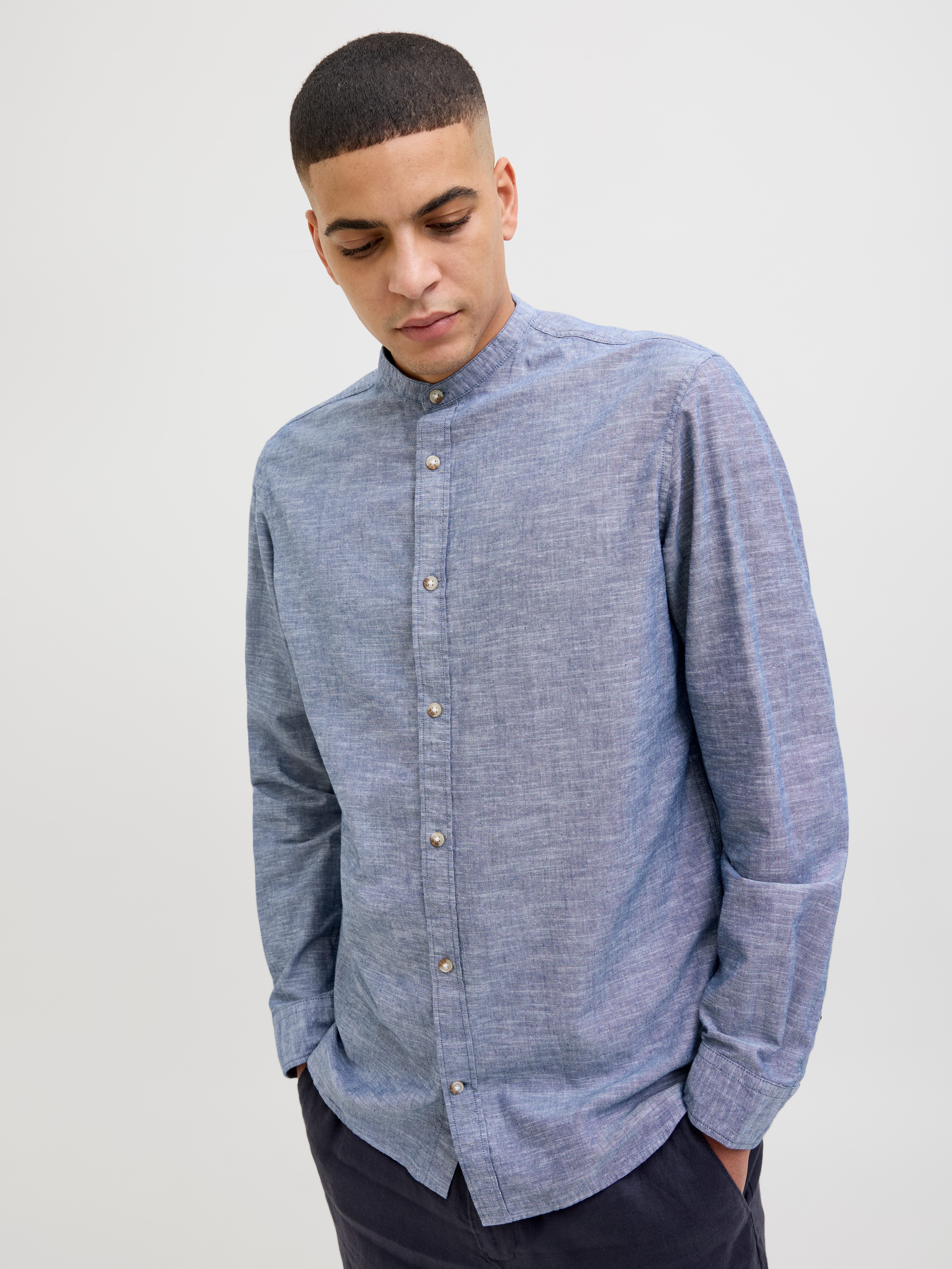 Jack & Jones Langarmhemd JJESUMMER BAND günstig online kaufen