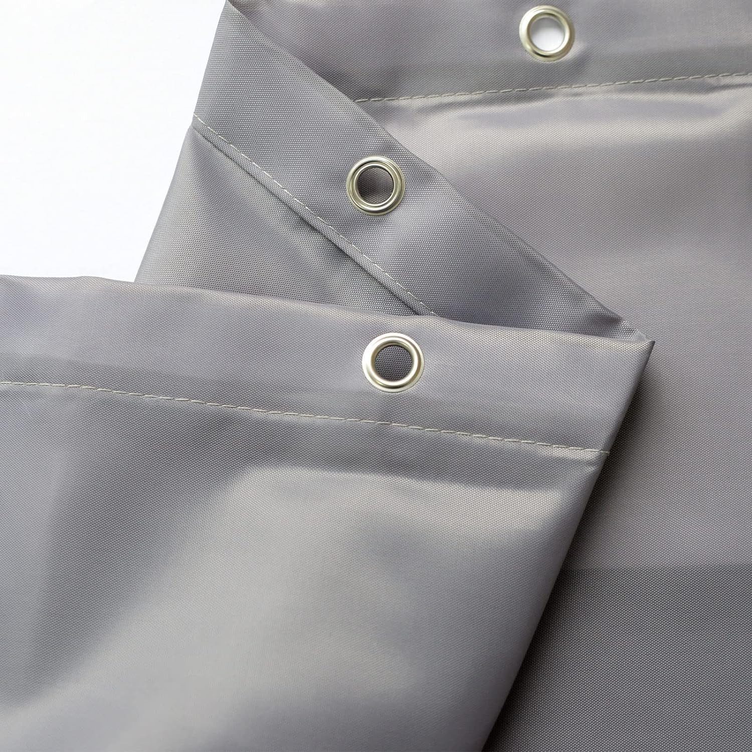 LikeKa Duschvorhang Grauer Duschvorhang aus Stoff für Badewanne und Dusche günstig online kaufen