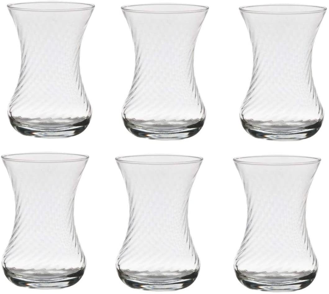 Pasabahce Teeglas Teeglas Set 6 Teilig 42781 Glas 6 Personen Teegläser Service, 6-tlg.