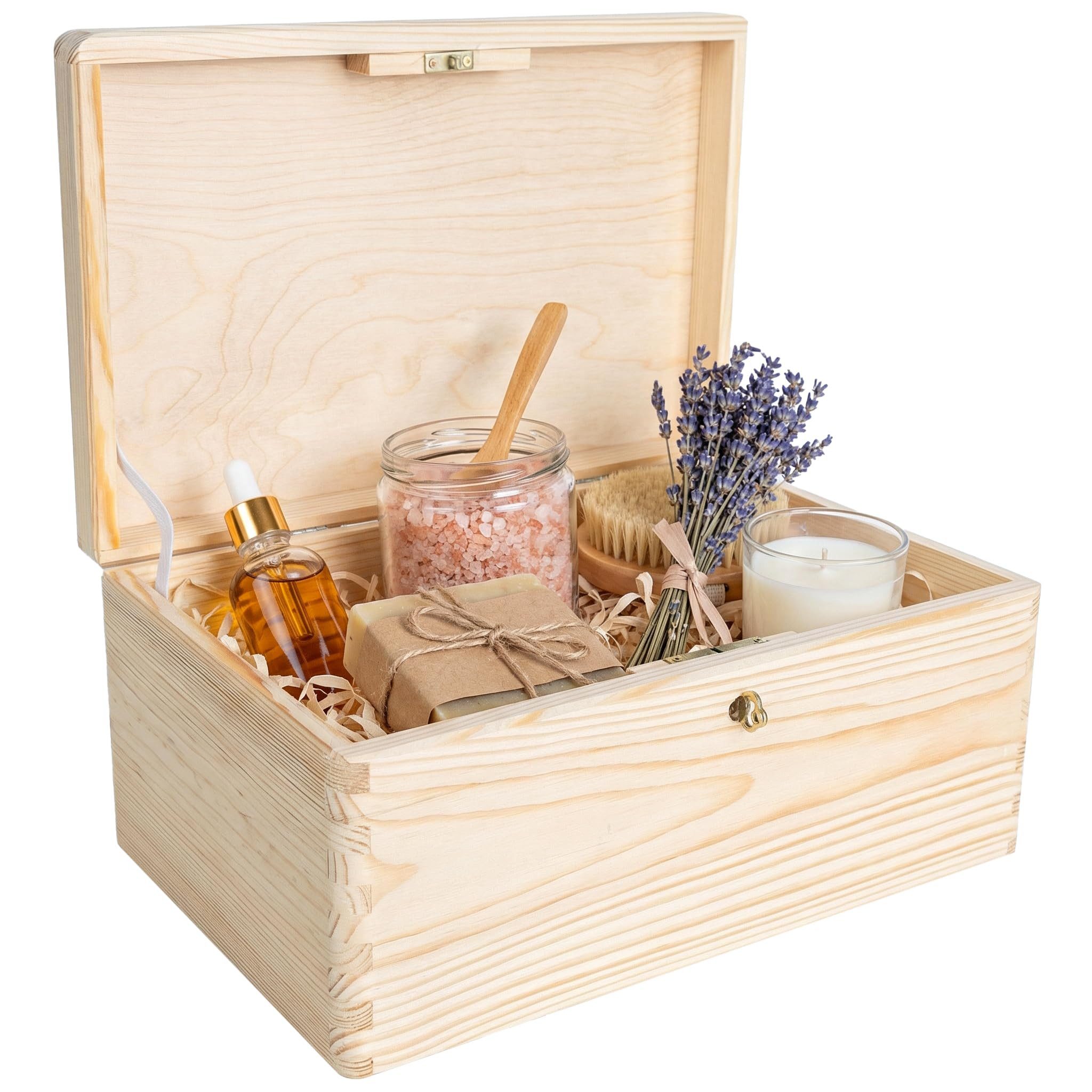 Creative Deco Aufbewahrungsbox mit Deckel und Schlüssel