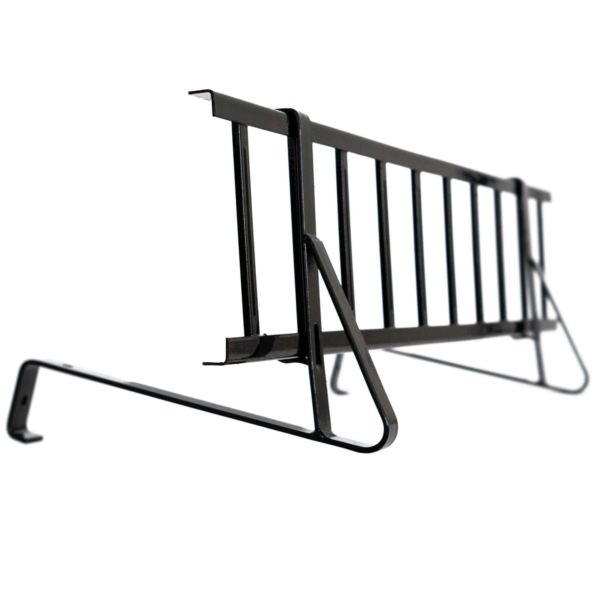 DAPRONA Universalschutzgitter Schneefanggitter Set, inkl. Schneefangstütze, Verbinder 120cm (Schneefanggitter Set inkl. Schneefangstütze, Verbinder 120cm Schwarz, 1 St), einfache Montage, für gewellte Dachziegel, TÜV Rheinland zertifiziert