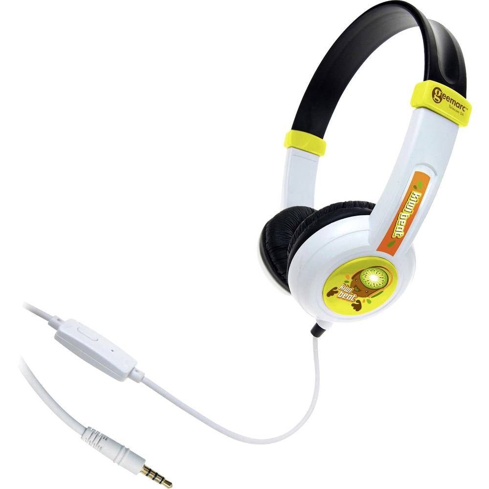 Geemarc KIWIBEAT Kopfhörer für Kinder/Jugendliche mit Kopfhörer (Leichtbügel, Lautstärkeregelung, Headset)