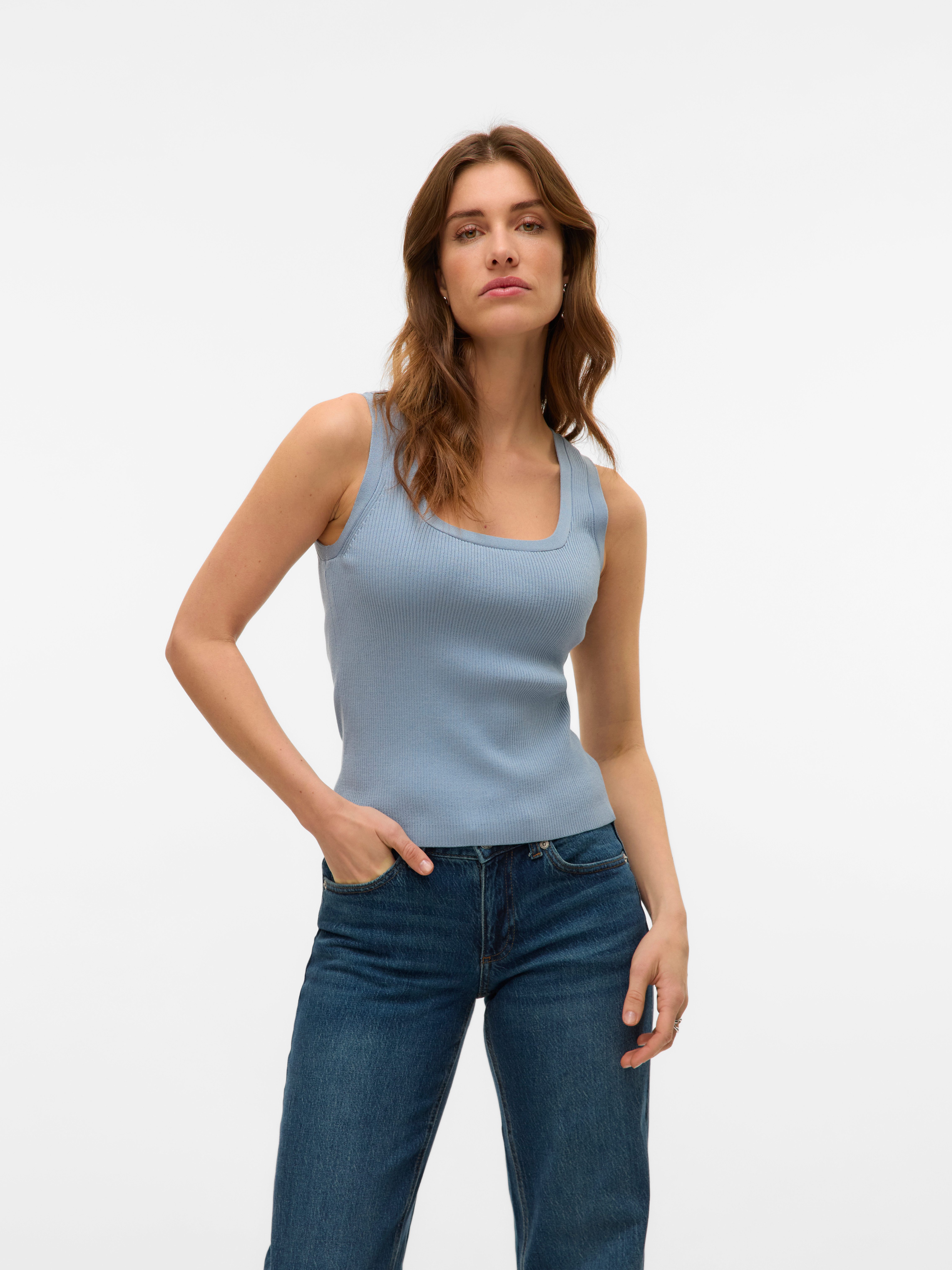 Stricktop VMPOPPY SL SQUARE NECK TOP VMA NOOS