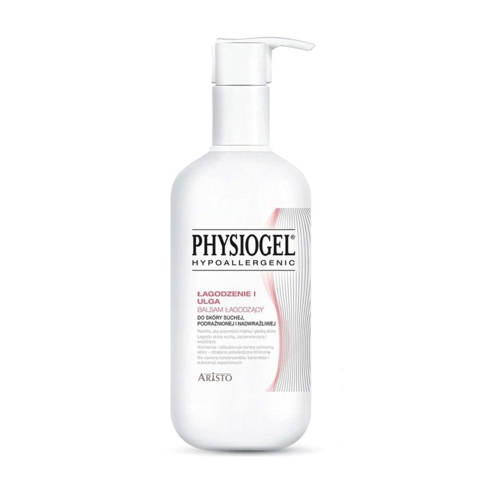 Physiogel Körperbalsam Physiogel "ŁAGODZENIE I ULGA" (Calming Relief) 400 ml, beruhigende Pflege für trockene, gereizte und empfindliche Haut.