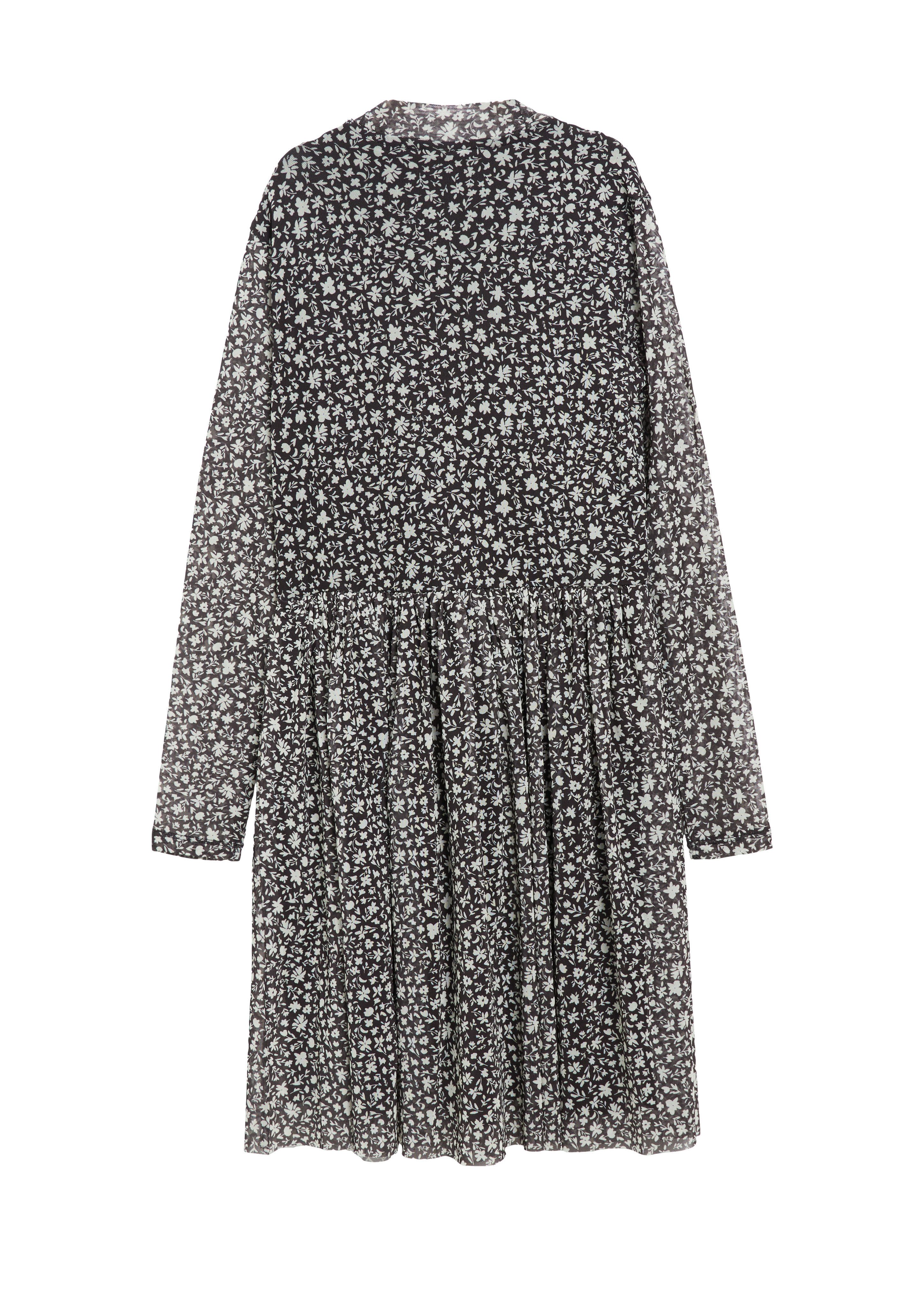 s.Oliver Junior Meshkleid Pflegeleichter, elastischer Mesh, Jersey- Futter aus Viskosemix