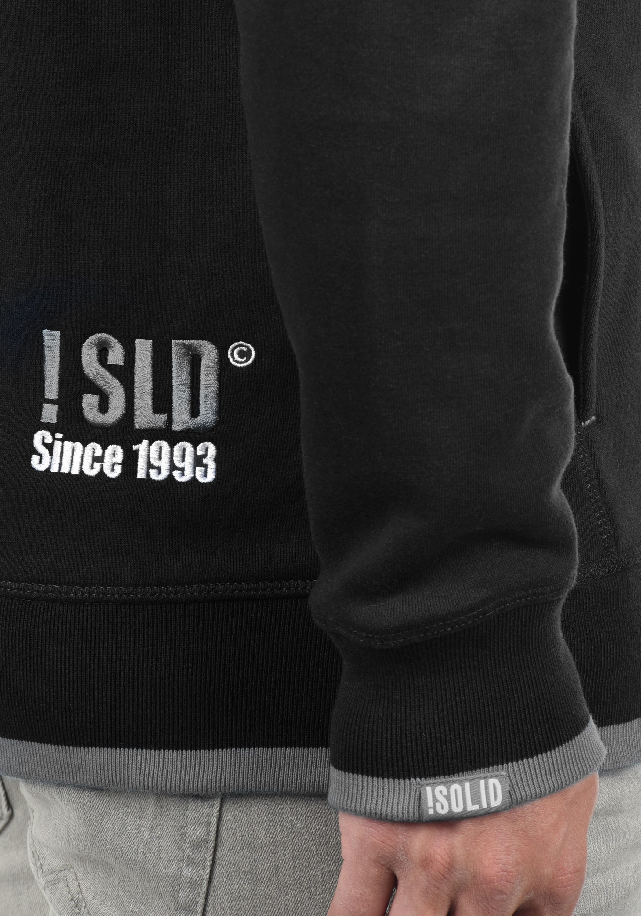 !Solid Stehkragenpullover SDBenjamin Tube Sweatpullover mit weicher Fleece Innenseite