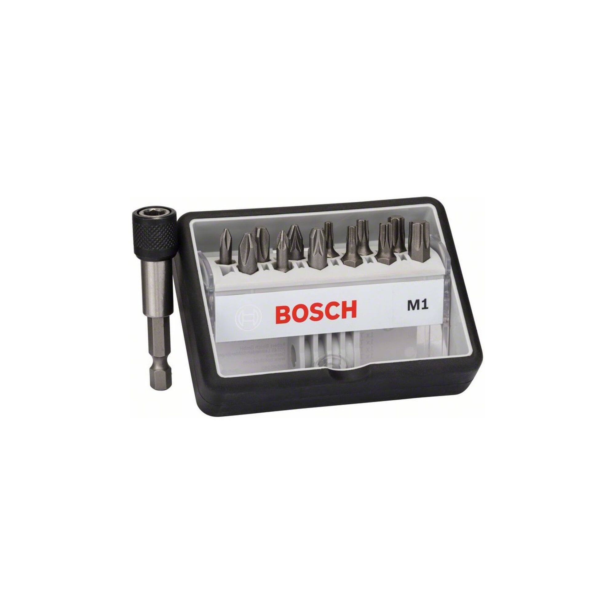 Bosch Professional Bit-Set Bosch Schrauberbit-Set Robust Line M Extra-Hart 12 + 1-teilig 25 mm PH