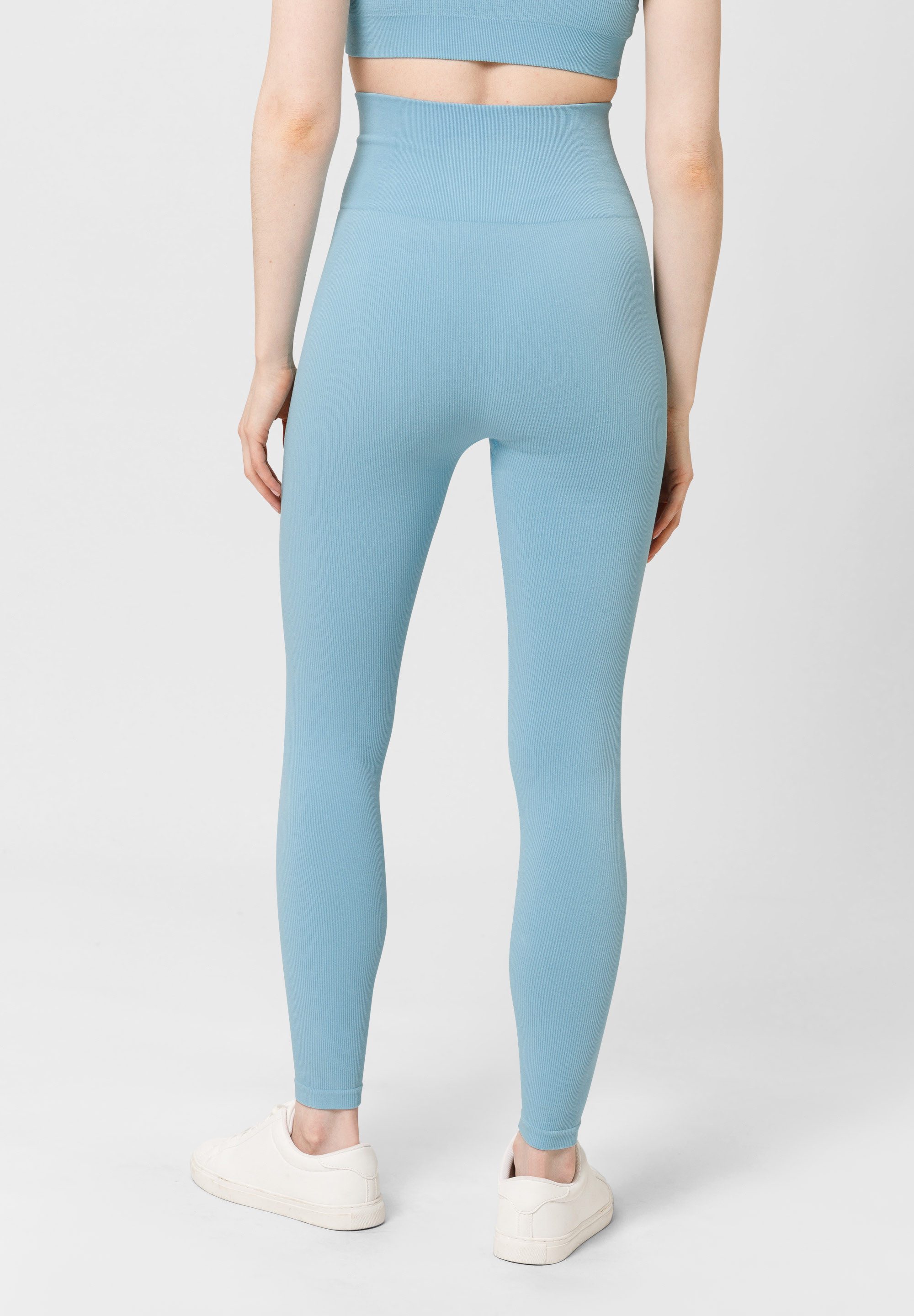 Les Lunes Leggings FORM Rib Seamless leicht formende Seamless Athleisure Leggings mit gerippter Struktur