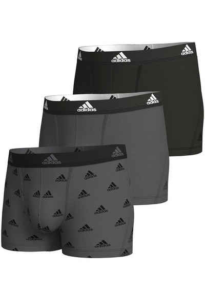 adidas Sportswear Boxer "Active Flex Cotton" (3er-Pack) mit weicher Nahtverarbeitung, Tonales Logo