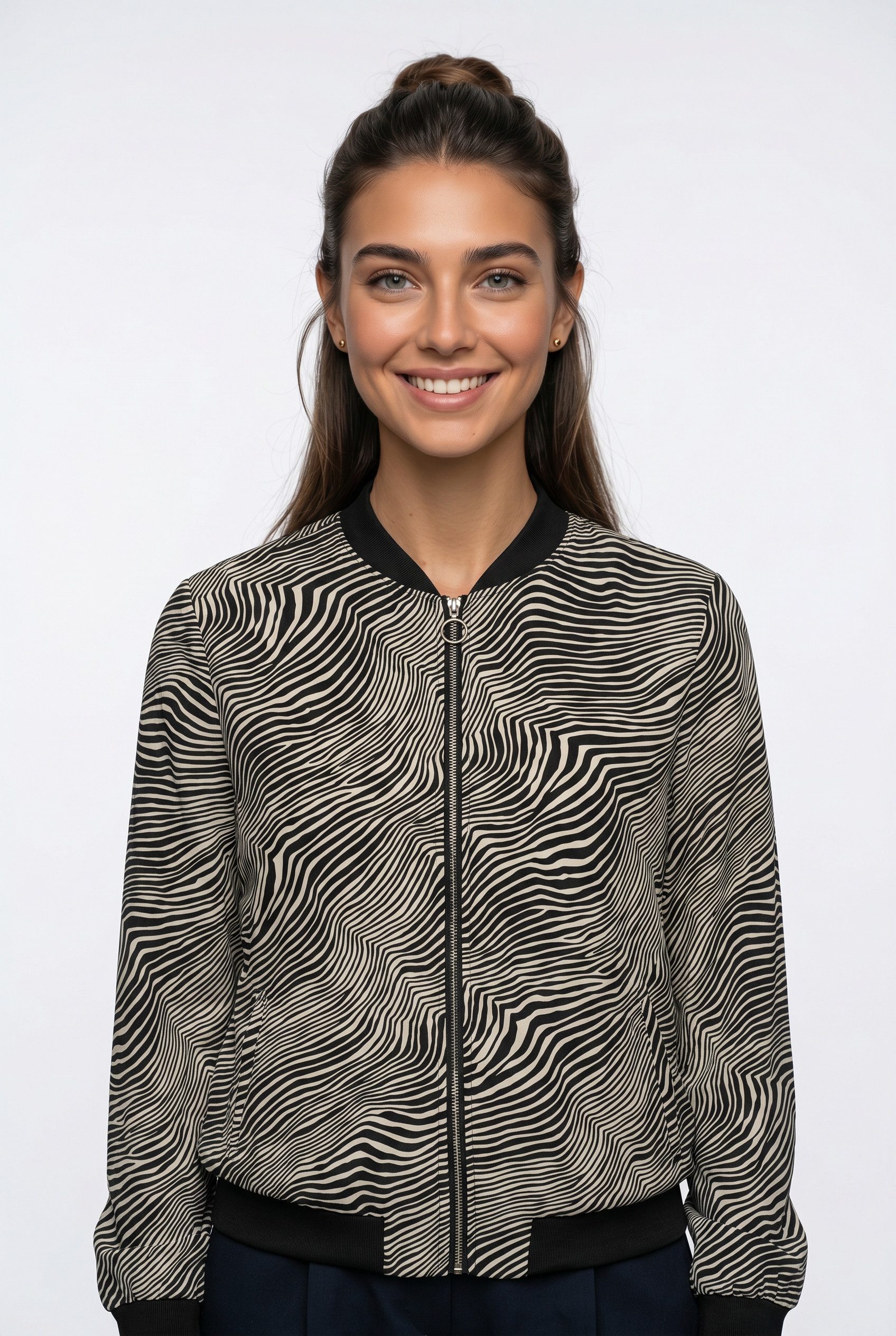 Vero Moda Blouson VMCOCO L/S BOMBER AOP WVN NOOS Materialmix