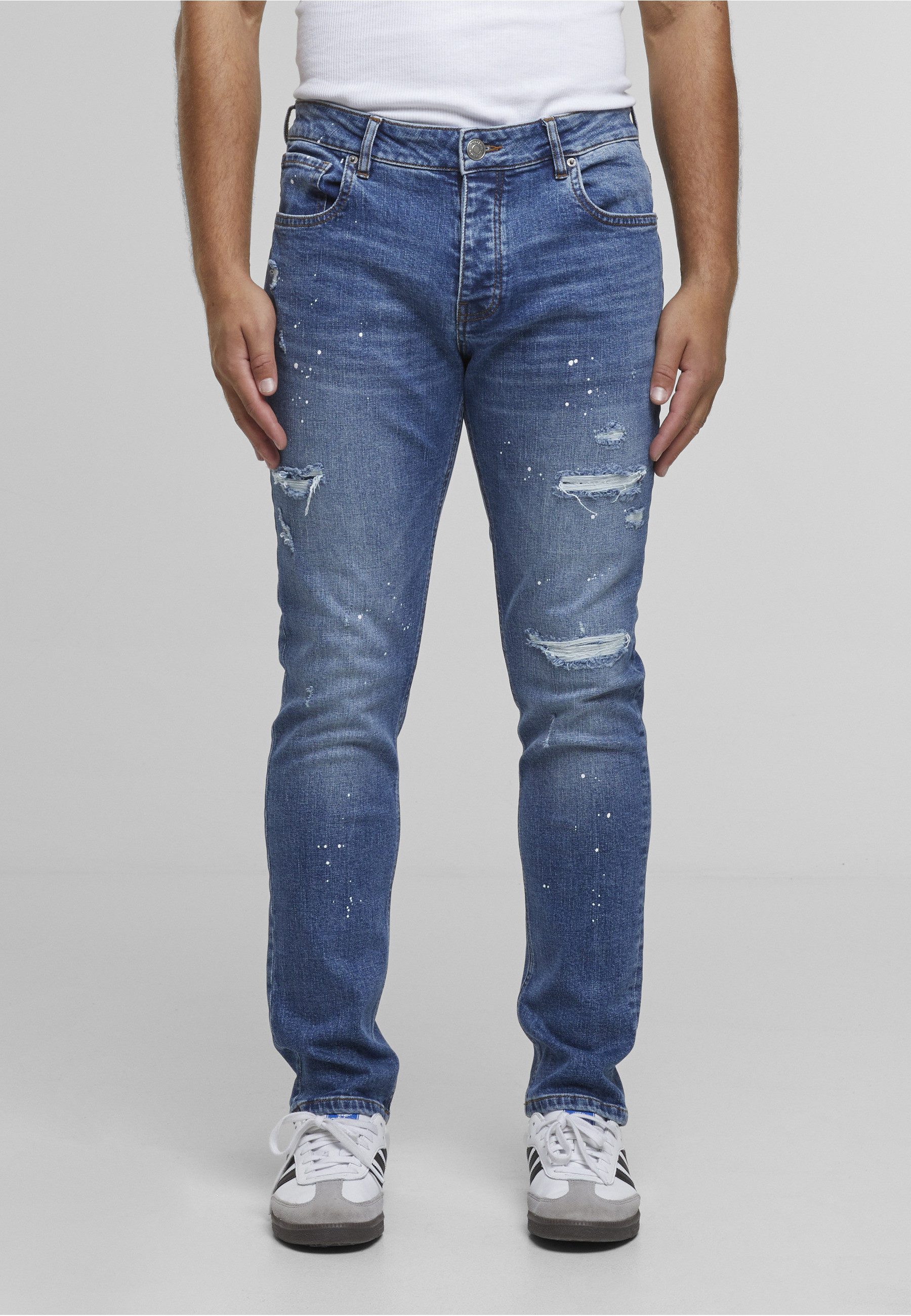 2Y Premium Bequeme Jeans 2Y Premium 2Y MATEO DESTROYED SLIM FIT JEANS