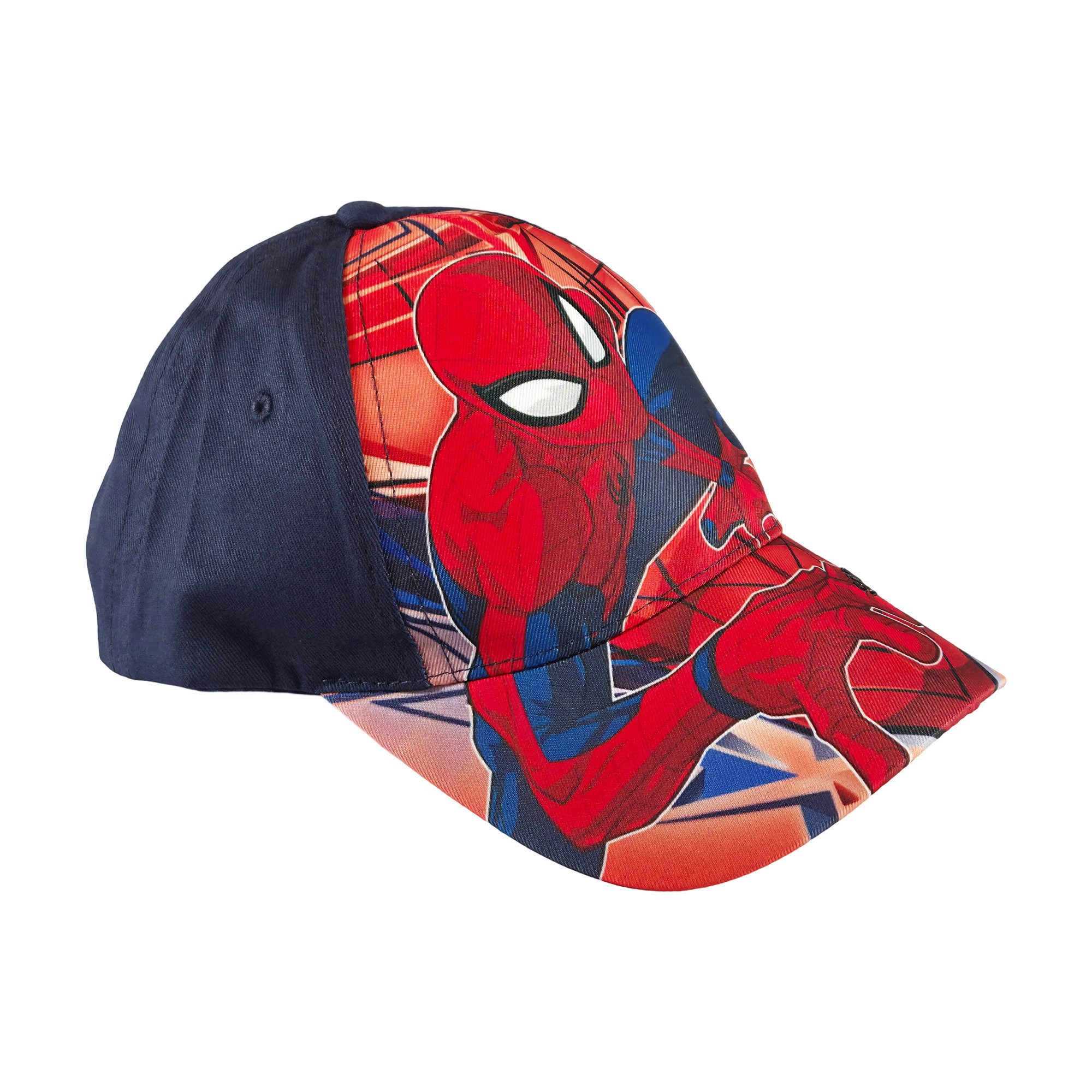 MARVEL Baseball Cap Marvel Spiderman Kinder Jungen Basecap Baseball Kappe Mütze Gr. 52 bis 54