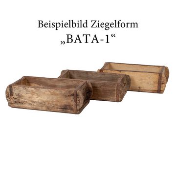 LebensWohnArt Kiste Ziegelform BATA-1 mit Metallbeschlägen