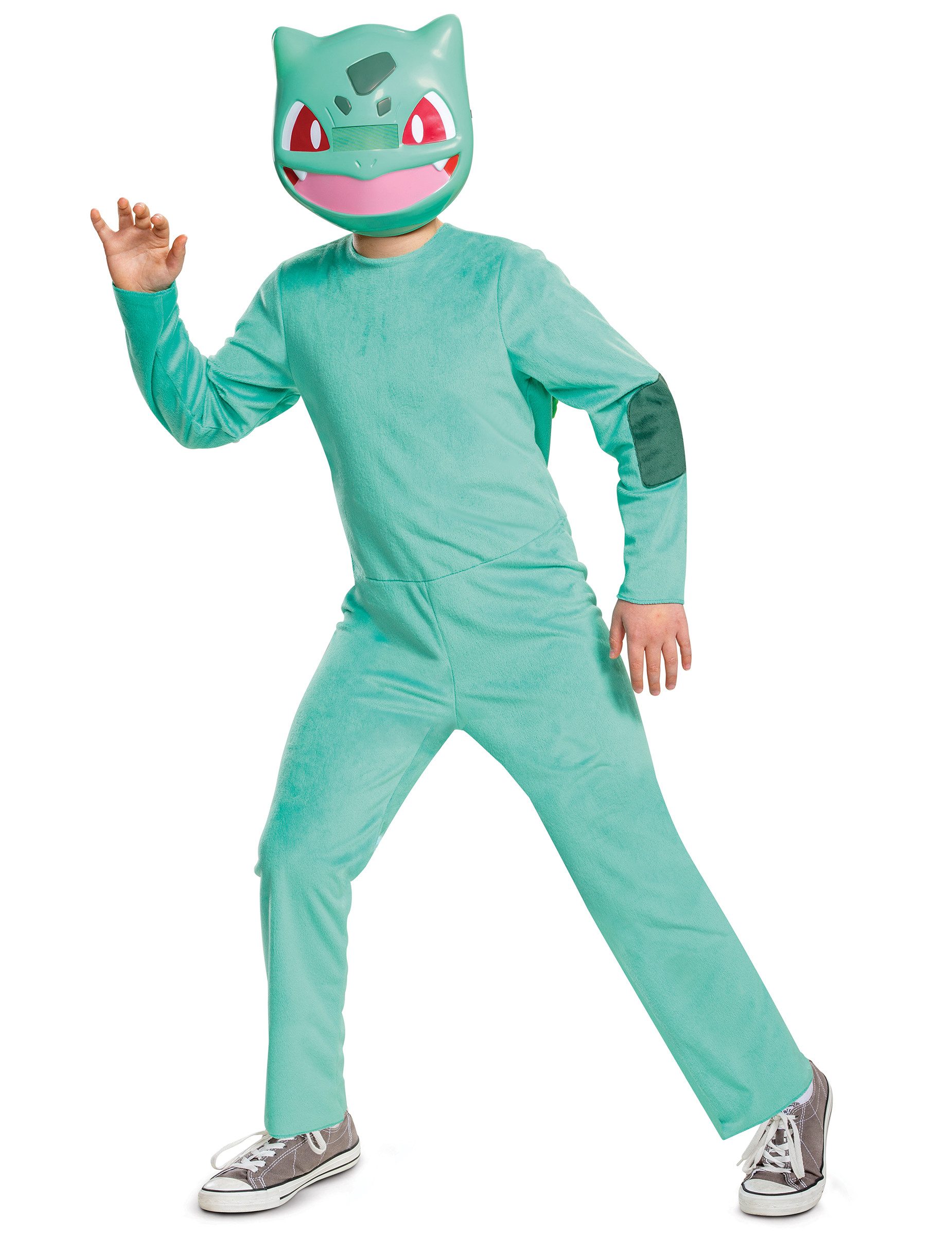 Disguise Kostüm Pokemon Kinderkostüm Bulbizarre grün