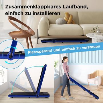 Merax Laufband elektrisch klappbar mit Fernbedienung, 12 Programme, inkl. Blutooth und AUX, LED-Display, bis 12 km/h