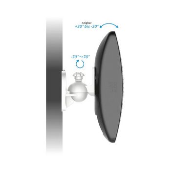 deleyCON deleyCON 2x Boxen Halter Wandhalter Lautsprecher Halterung Boxen Lautsprecher-Wandhalterung