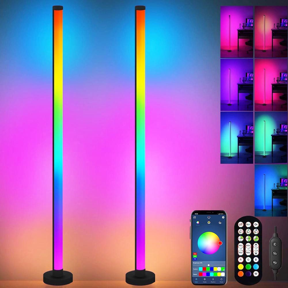 USB-Stehleuchte LED Stehlampe,LED Stehleuchte RGB für Gaming