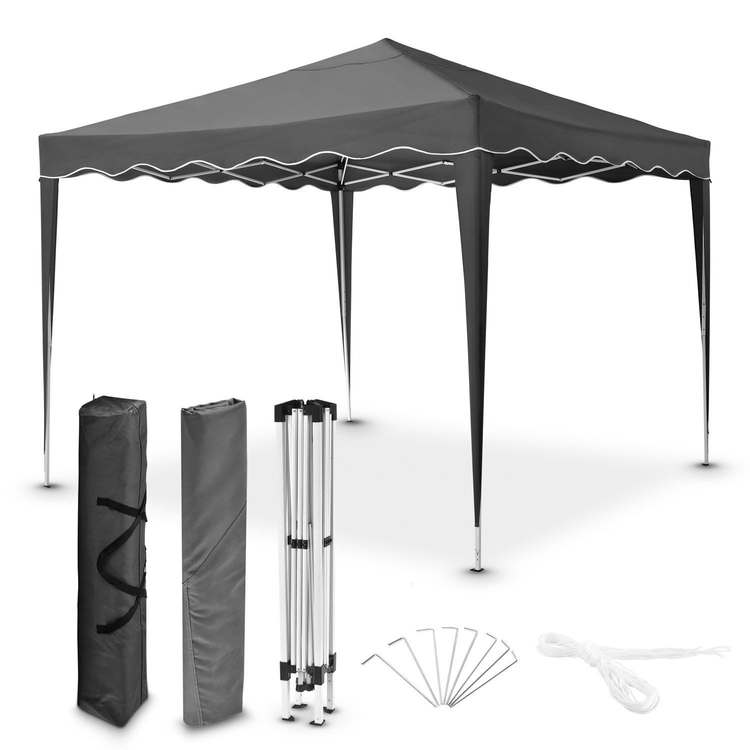 Juskys Faltpavillon Vivara, stabiles Gestell, mit günstig online kaufen
