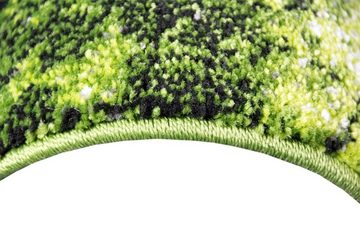 Teppich Designer Teppich Wohnzimmerteppich Kurzflor Wald Bäume in grün, Carpetia, rechteckig, Höhe: 15 mm