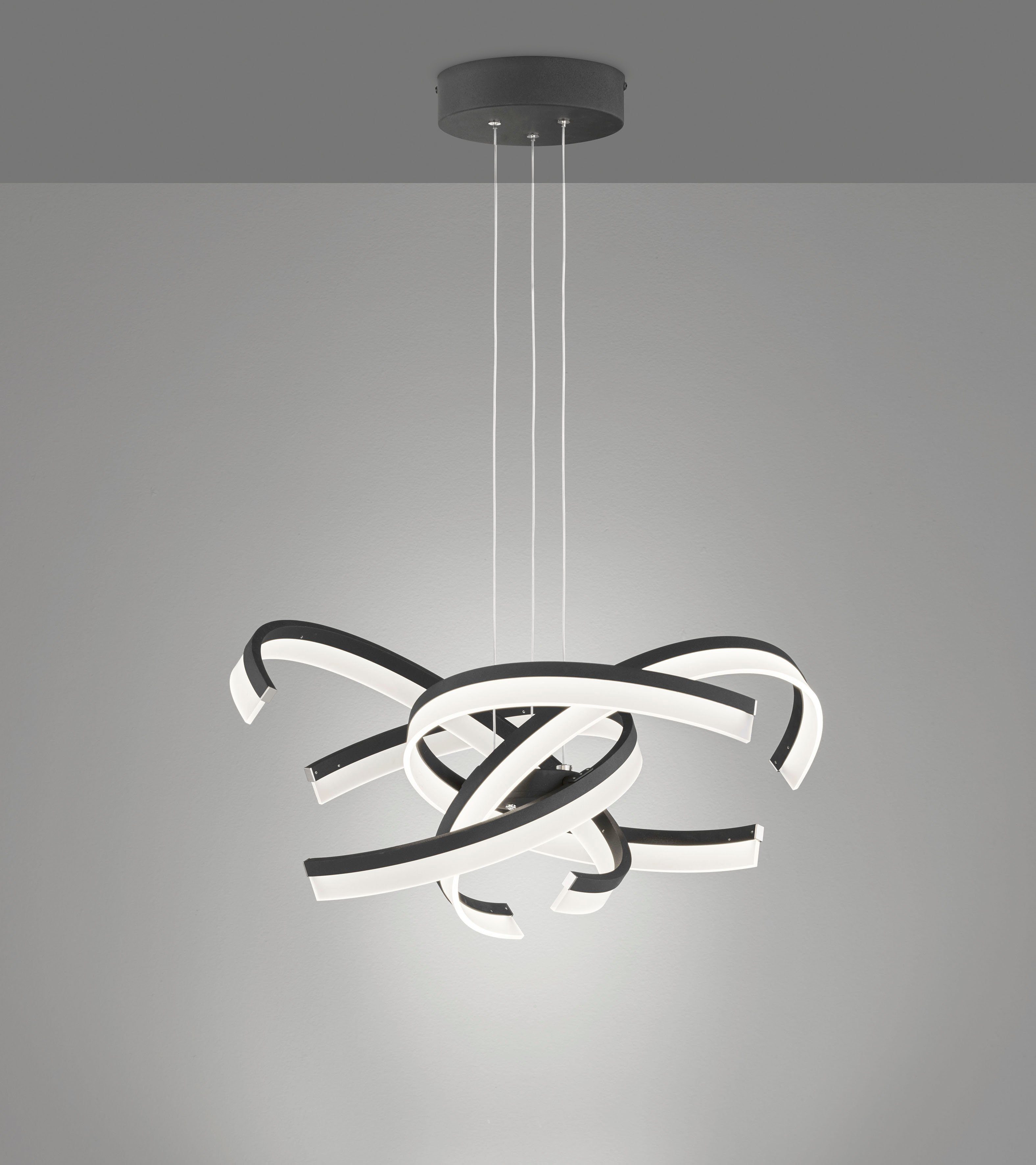 FISCHER & TW, Farbwechsler Dimmfunktion, integriert, Pendelleuchte LED HONSEL Sund LED fest