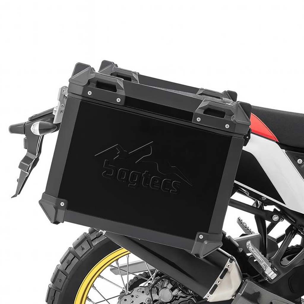 Bagtecs Koffer Motorrad Alukoffer / Seitenkoffer 25 Liter # XW25 schwarz rechts