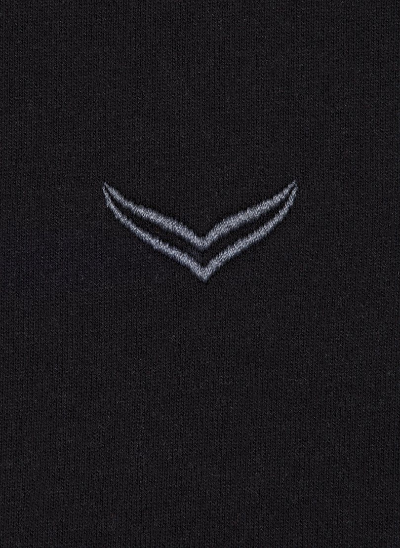 Kapuzenshirt aus Trigema Sweat-Qualität Kapuzensweatshirt TRIGEMA schwarz