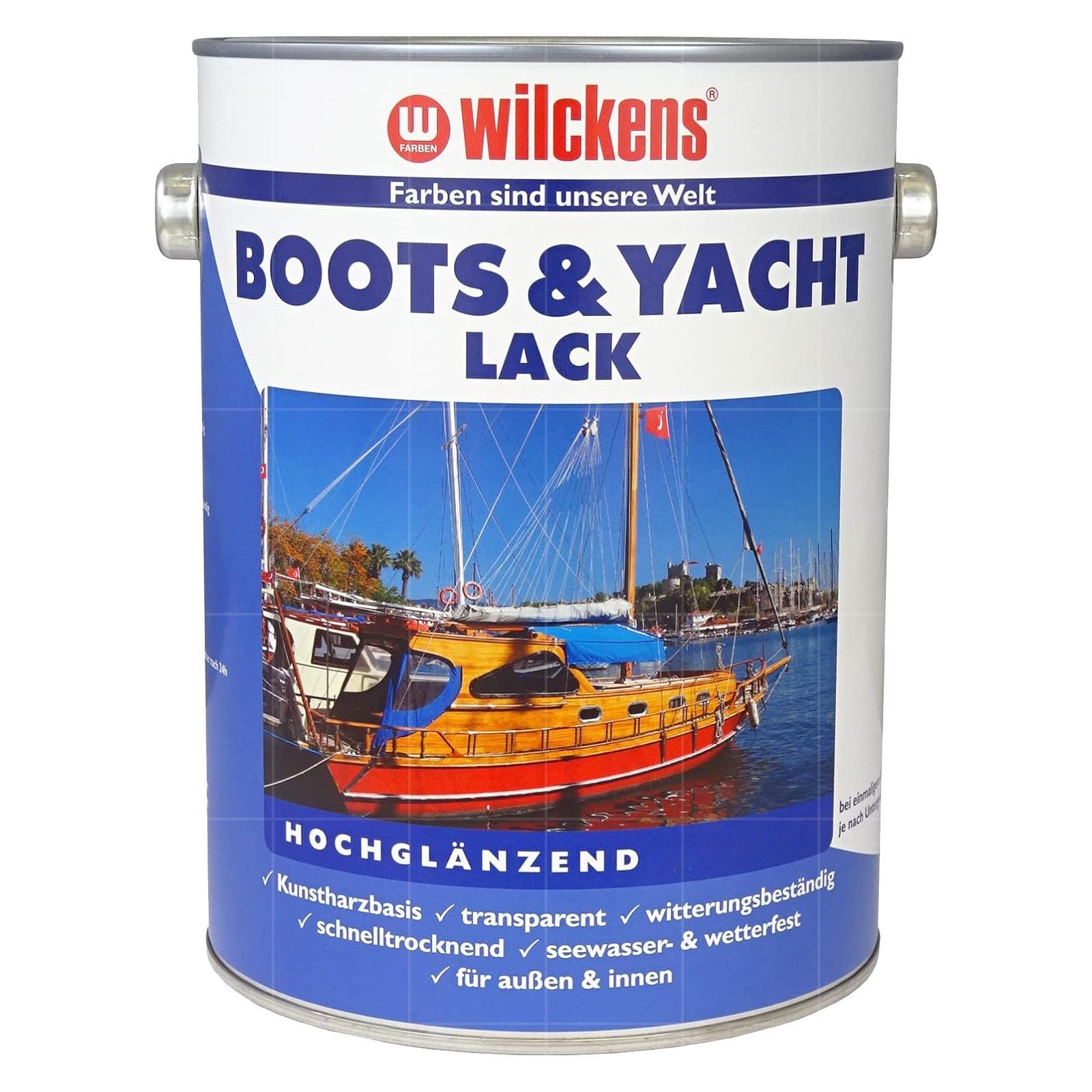 Wilckens Farben Klarlack Boots- & Yachtlack hochglänzend - 2.5 Liter