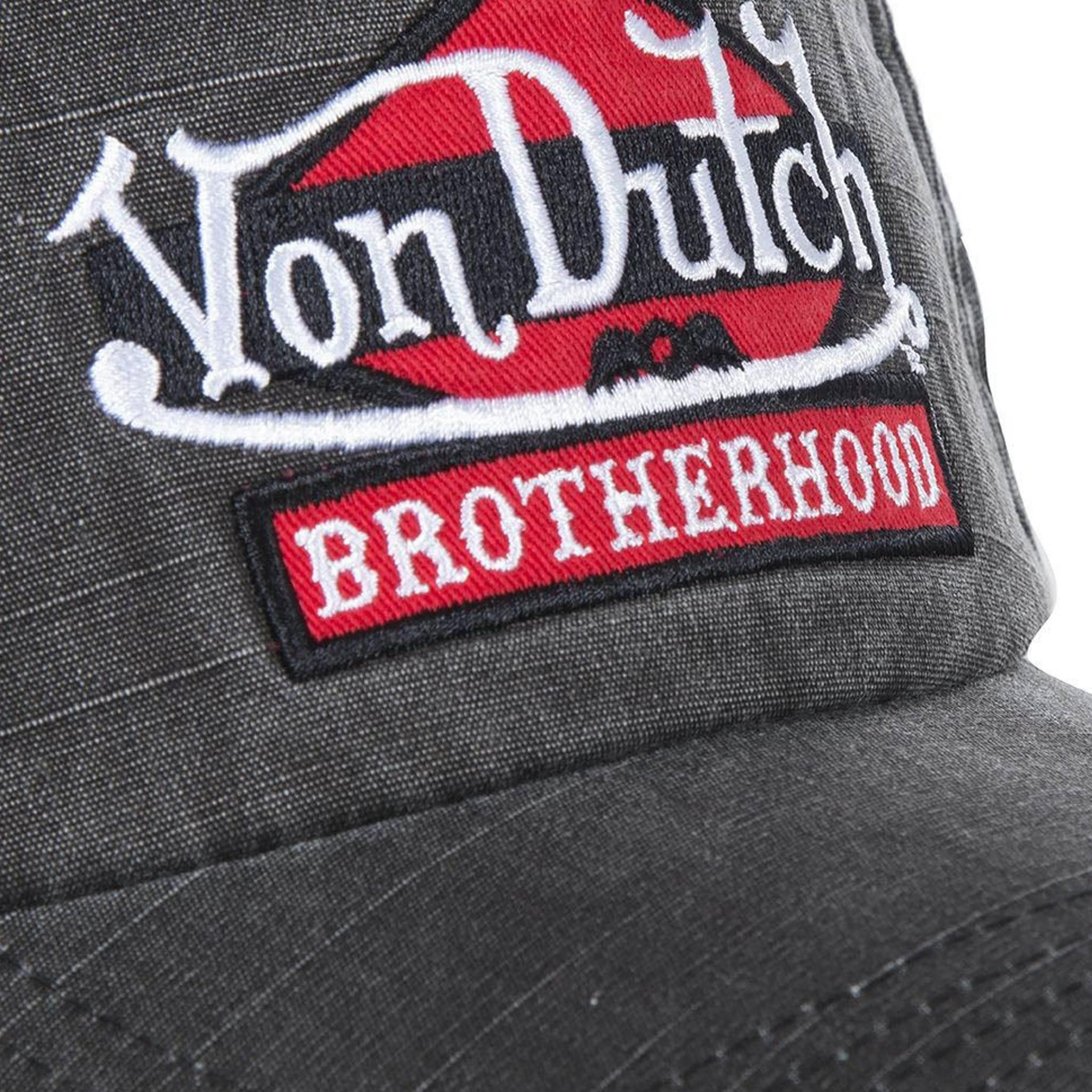 Von Dutch Baseball Cap Von Dutch Originals Dad Cap BROTHERHOOD USED Dark Grey (Basecap, Basecap, Dad Cap)
