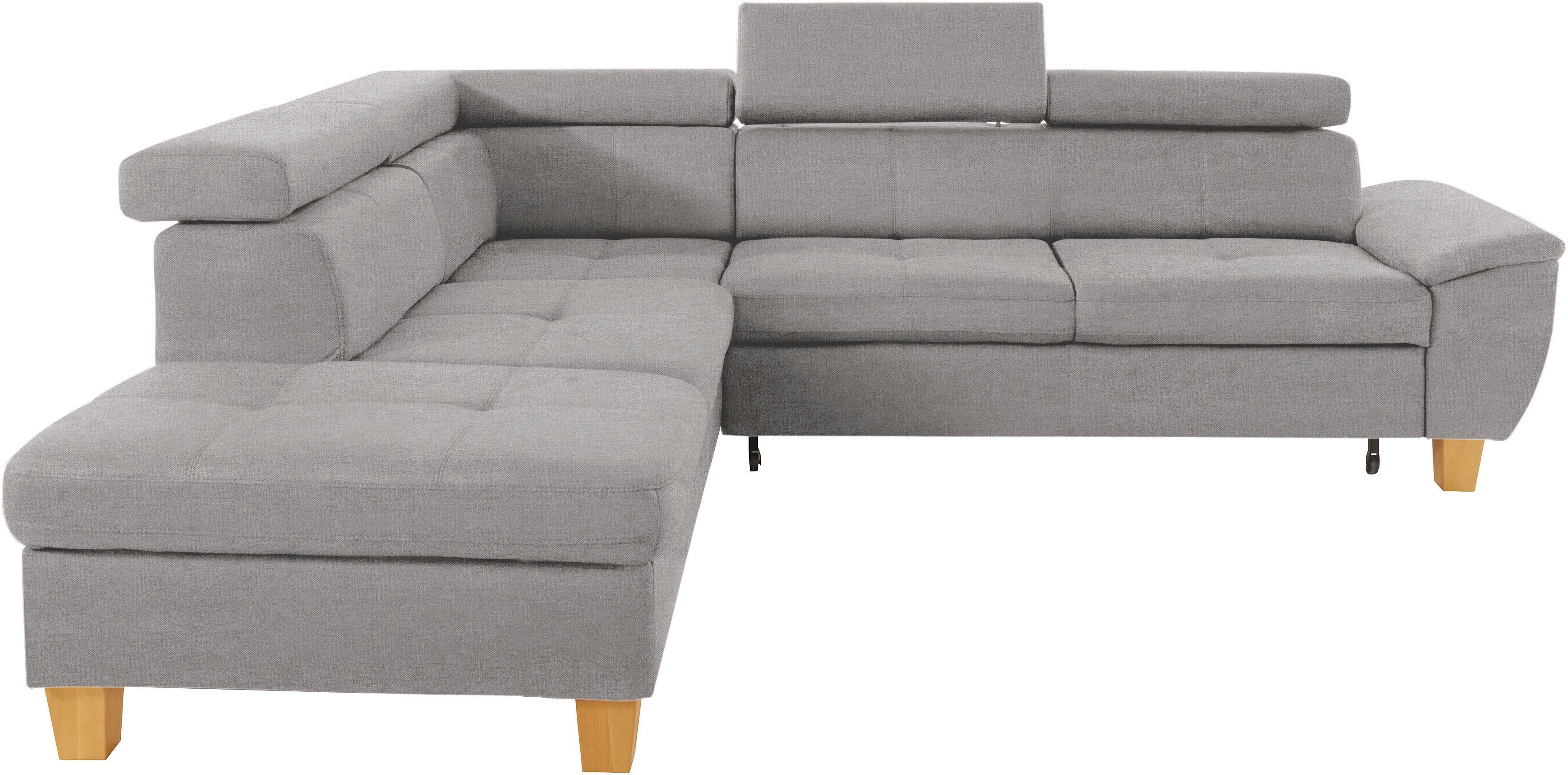 exxpo Bettfunktion und inklusive Bettkasten Enya, sofa Kopfteilverstellung, fashion wahlweise Ecksofa -