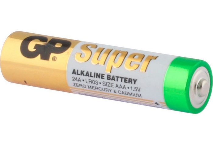 GP Batteries 4er Pack Super Alkaline AAA Batterie LR03 (1 5 V 4 St)