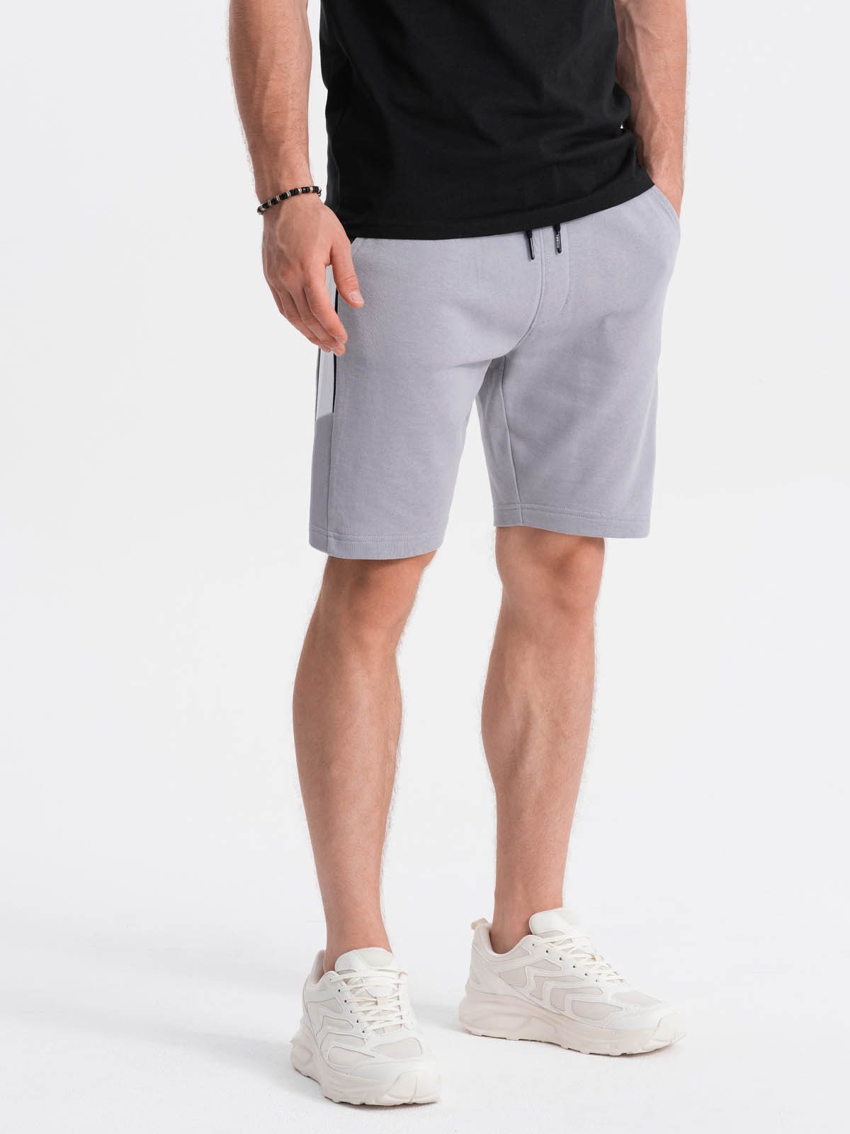 OMBRE Sweatshorts Herren Sweatshorts mit Paspelierung