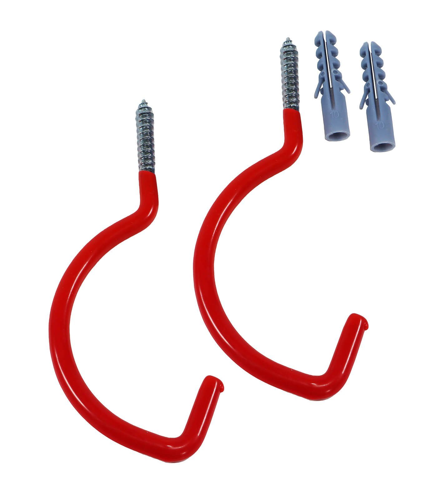 Schraubhaken 2er Set Fahrrad Deckenhaken Fahrradhalter Deckenhalter Schraubhaken