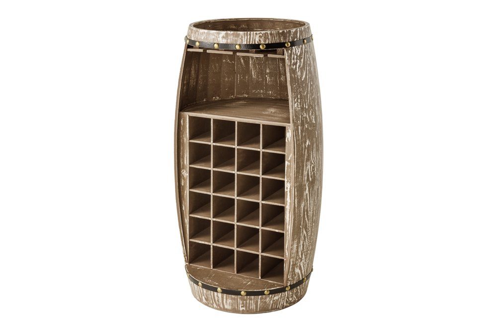 riess-ambiente Weinregal BODEGA 100cm natur, Weinfass-Optik