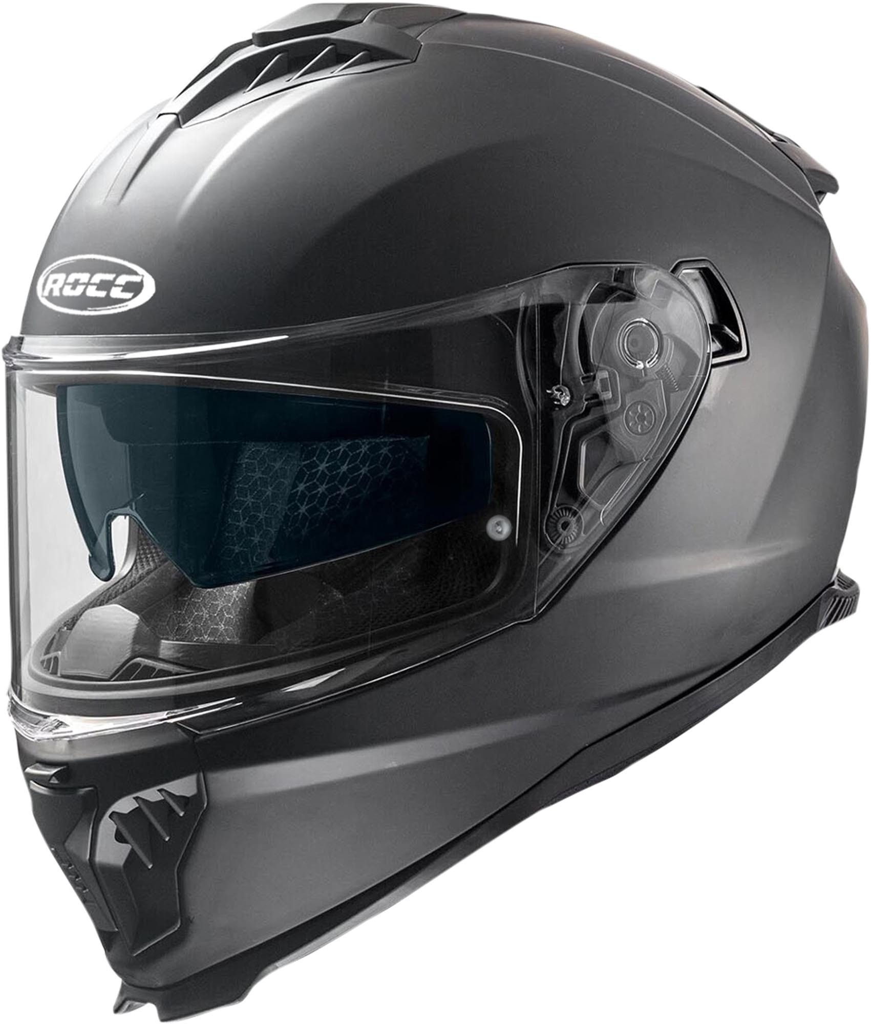 ROCC Motorradhelm 390 Helm, Notfallsystem-Polsterung (EQRS),vorbereitet für Pinlockscheibe,in