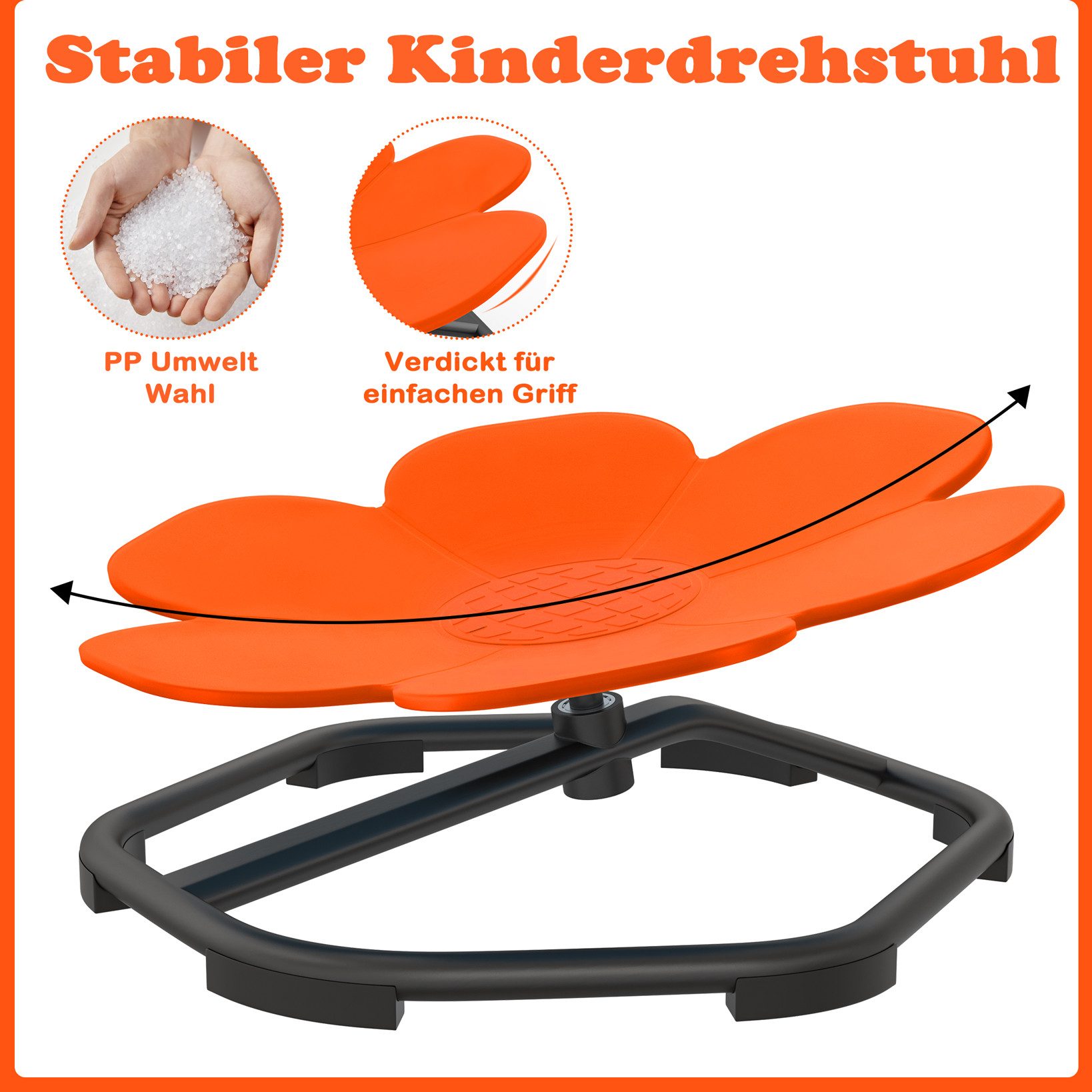 FIVMEN Drehstuhl Kinder Training Physische Koordination und Gleichgewicht