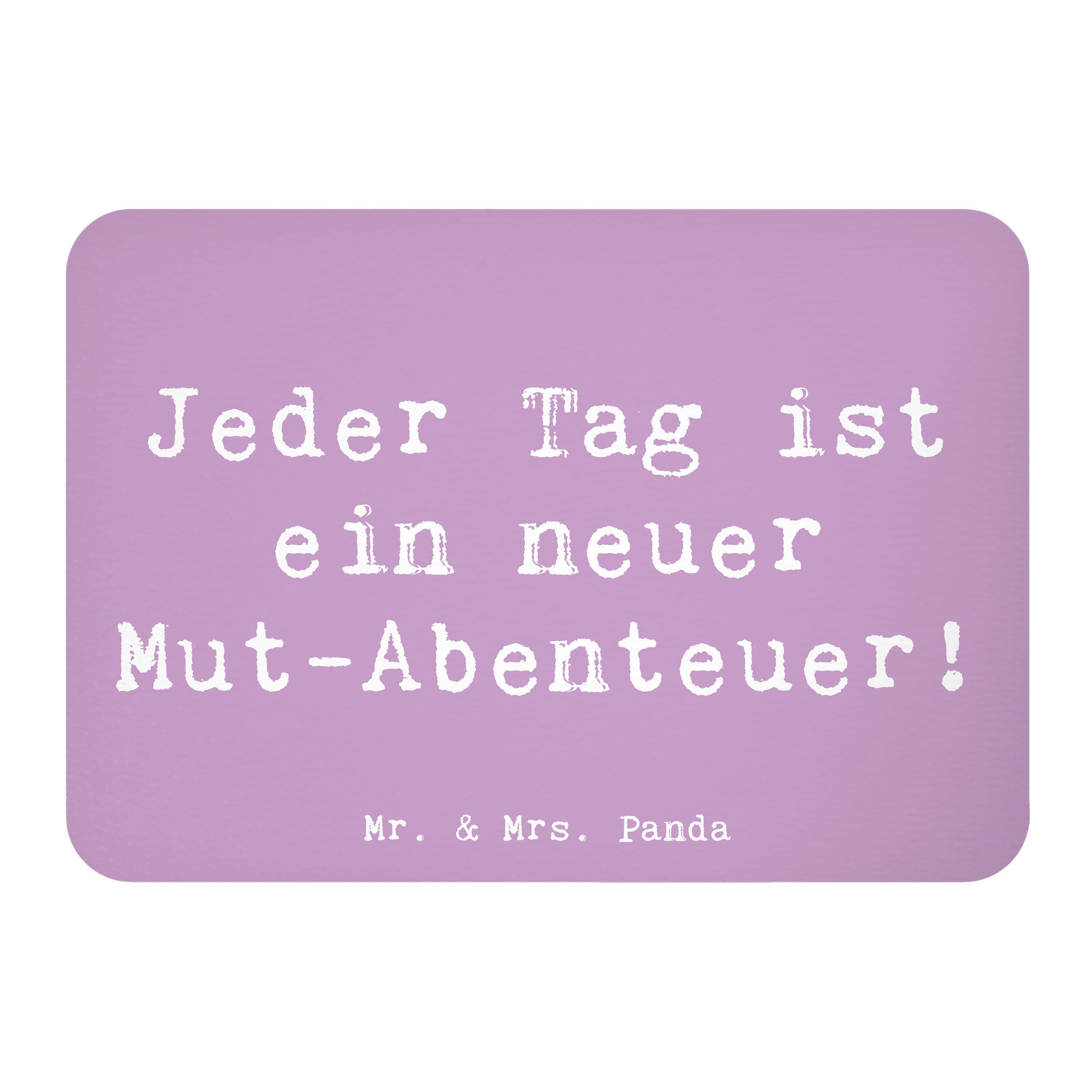 Magnet Spruch Angst überwinden Abenteuer - Lavendeltraum - Geschenk, positiv