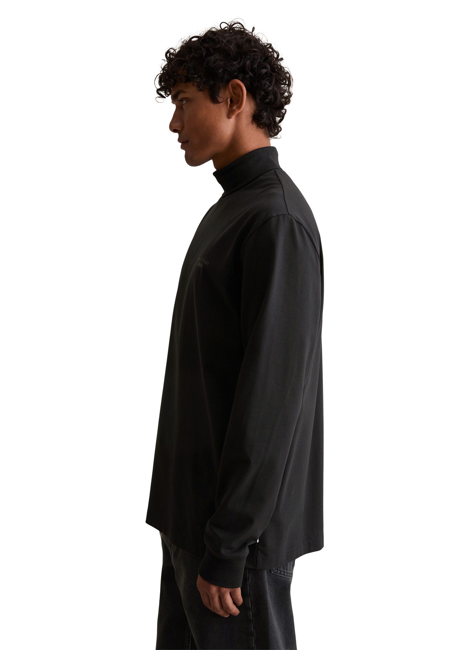 Marc O'Polo DENIM Langarmshirt aus mittelschwerem Bio-Baumwoll-Jersey