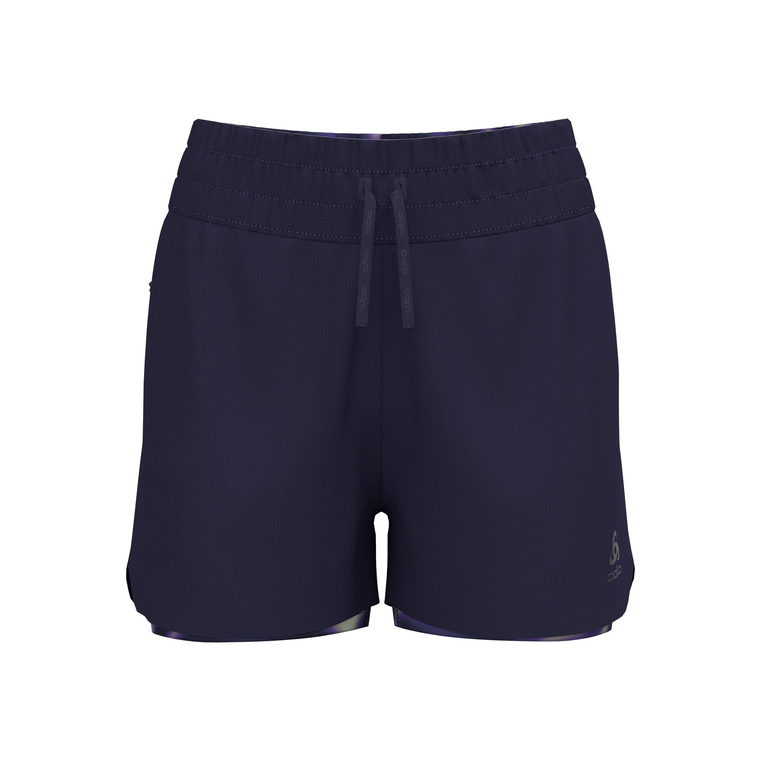 Odlo Laufshorts Zeroweight Print 3in 2in1