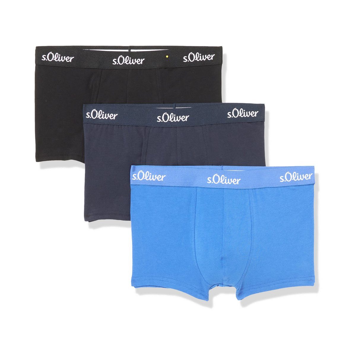 S.Oliver Herren Badeslip - Mit Streifenmuster & Recycling Polyamid