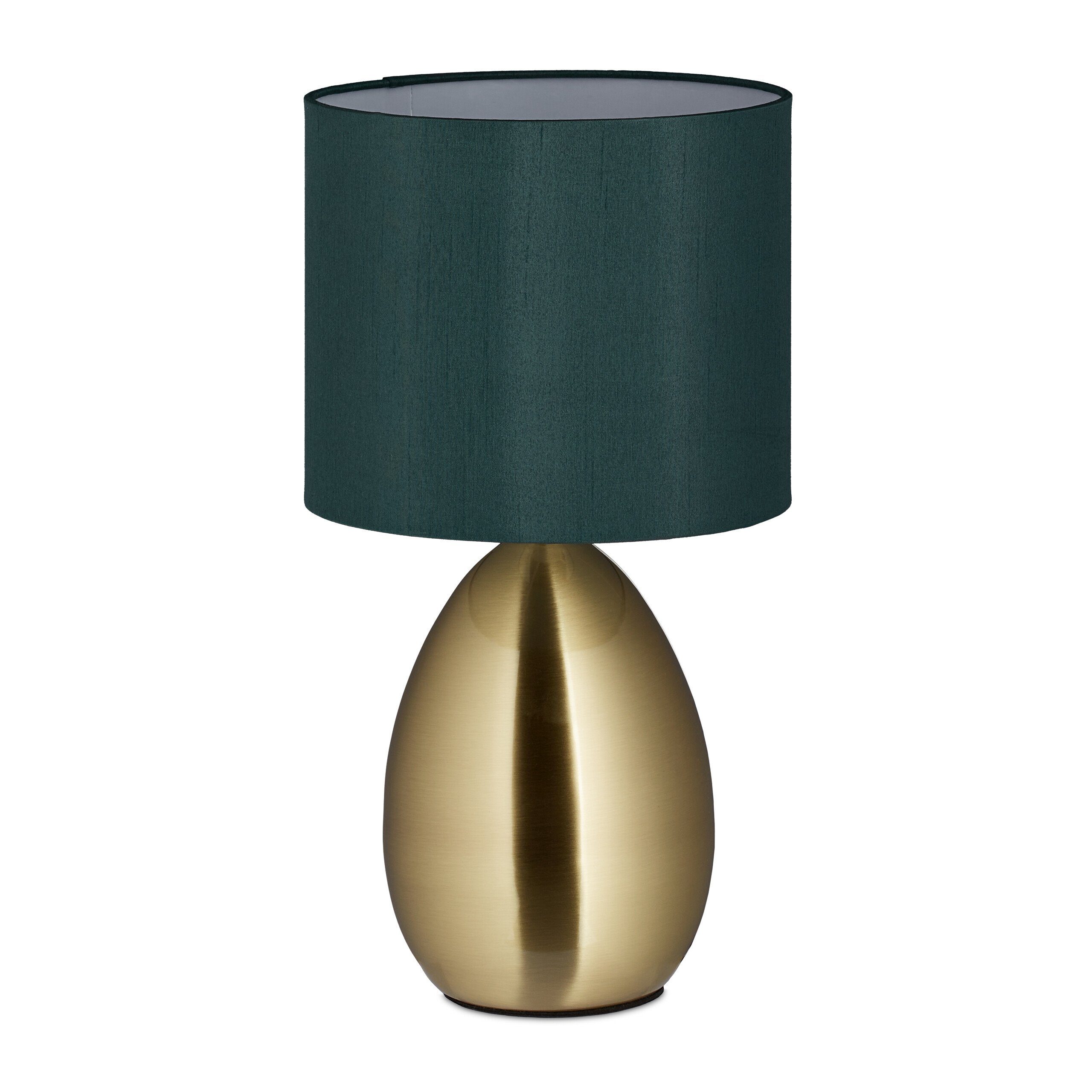 relaxdays Nachttischlampe Touch messing günstig online kaufen