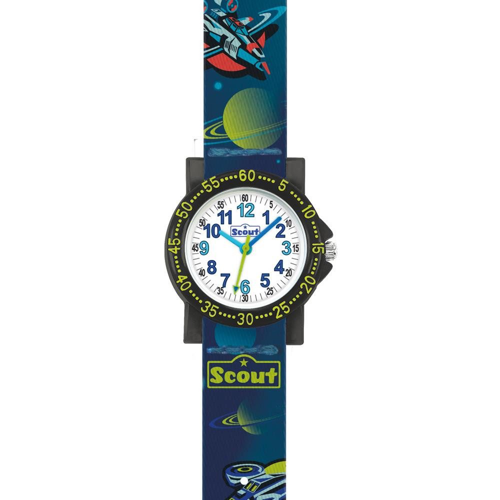 Scout Quarzuhr Jungen Armbanduhr Planets von Scout aus Kunststoff, Textil