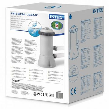 Intex Kartuschen-Filterpumpe Intex Aufbereitungsanlage für Schwimmbad Krystal Clear 45 W 2006 lh