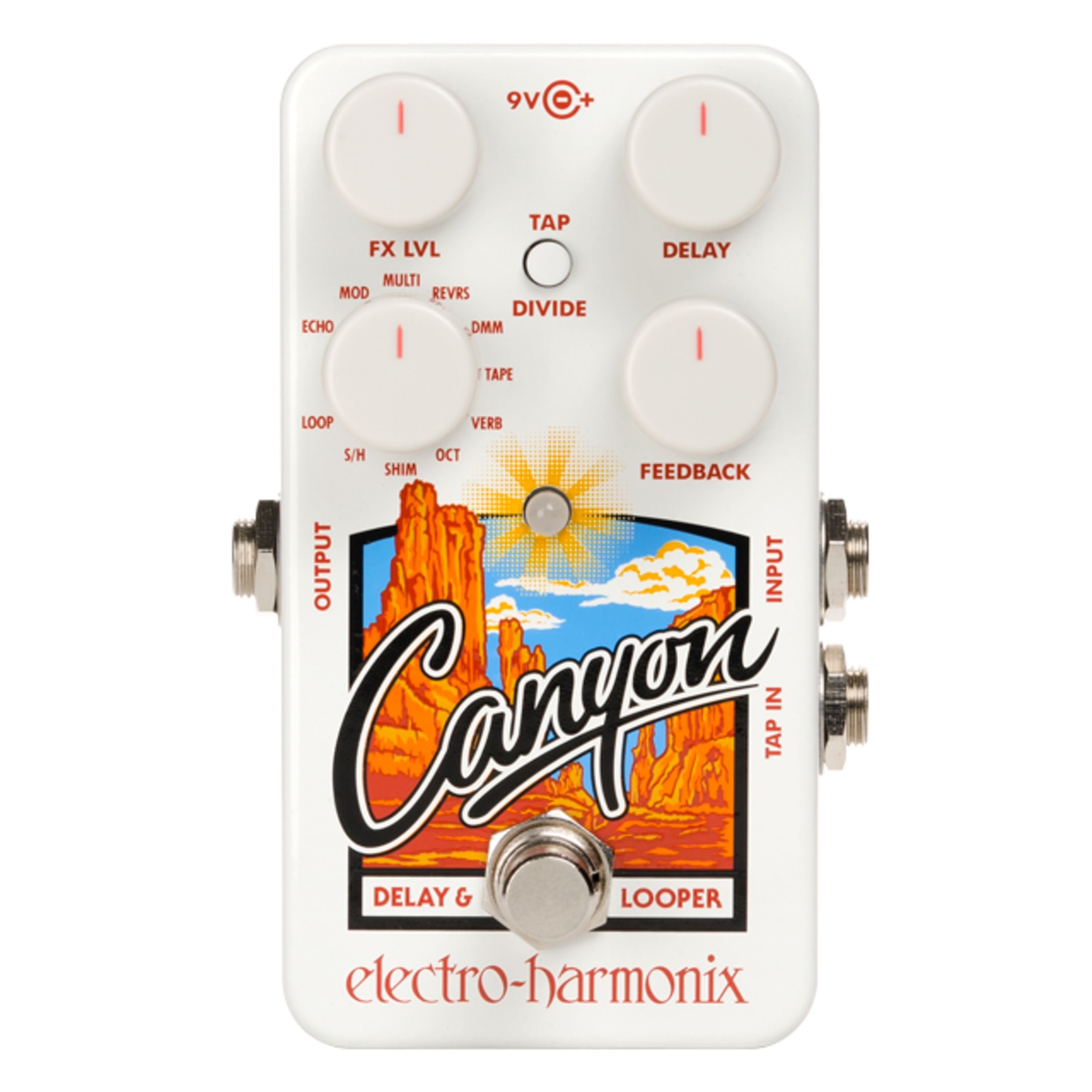 Electro Harmonix Musikinstrumentenpedal, (Effekte, Looper/Loop Recorder), Canyon Delay & Looper - Effektgerät für Gitarren
