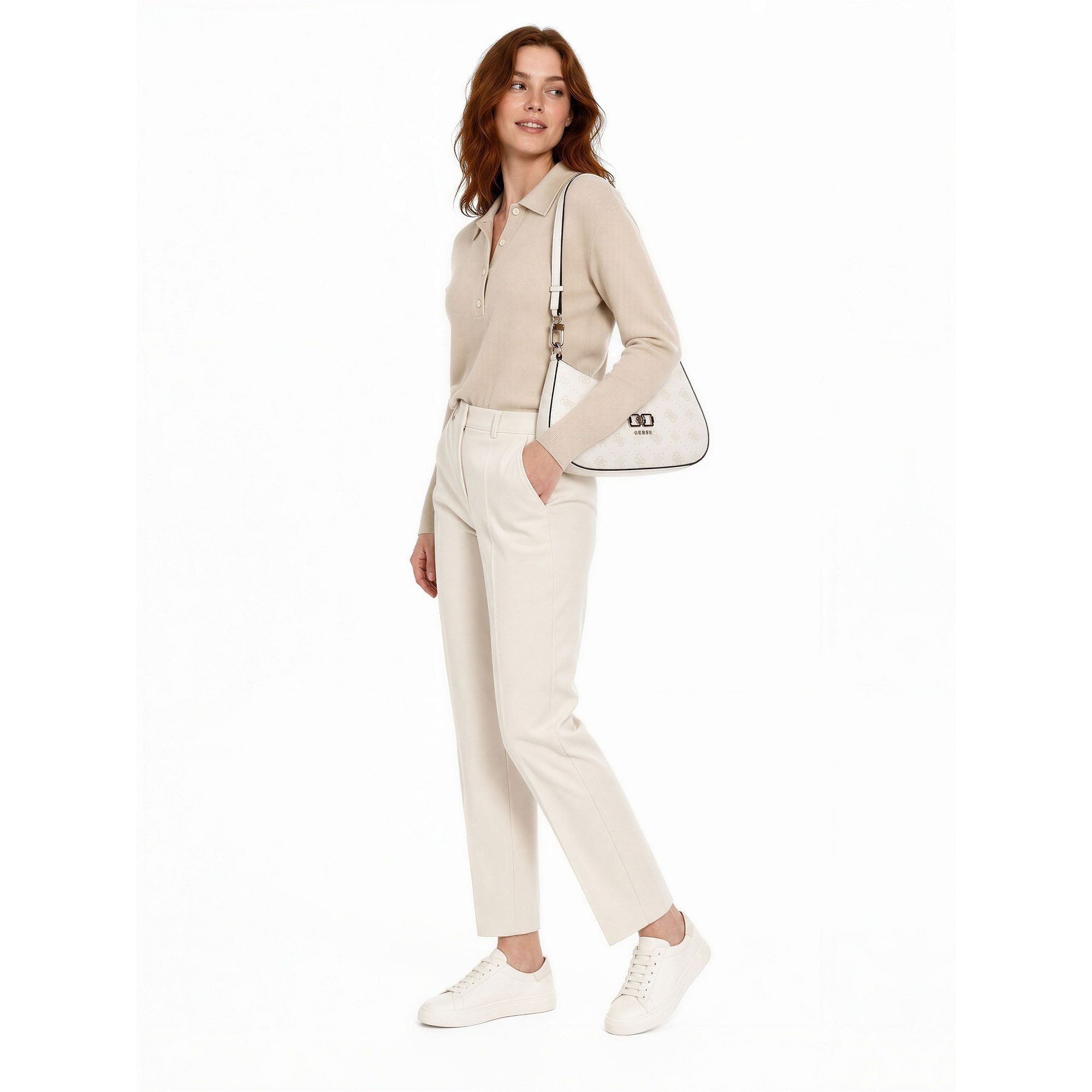Guess Schultertasche Emelie, Polyurethan