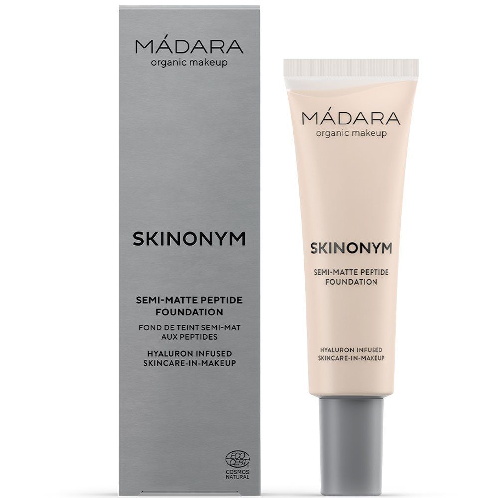 Madara Foundation SKINONYM Semi-Matte Peptide PORCELAIN, 30 ml