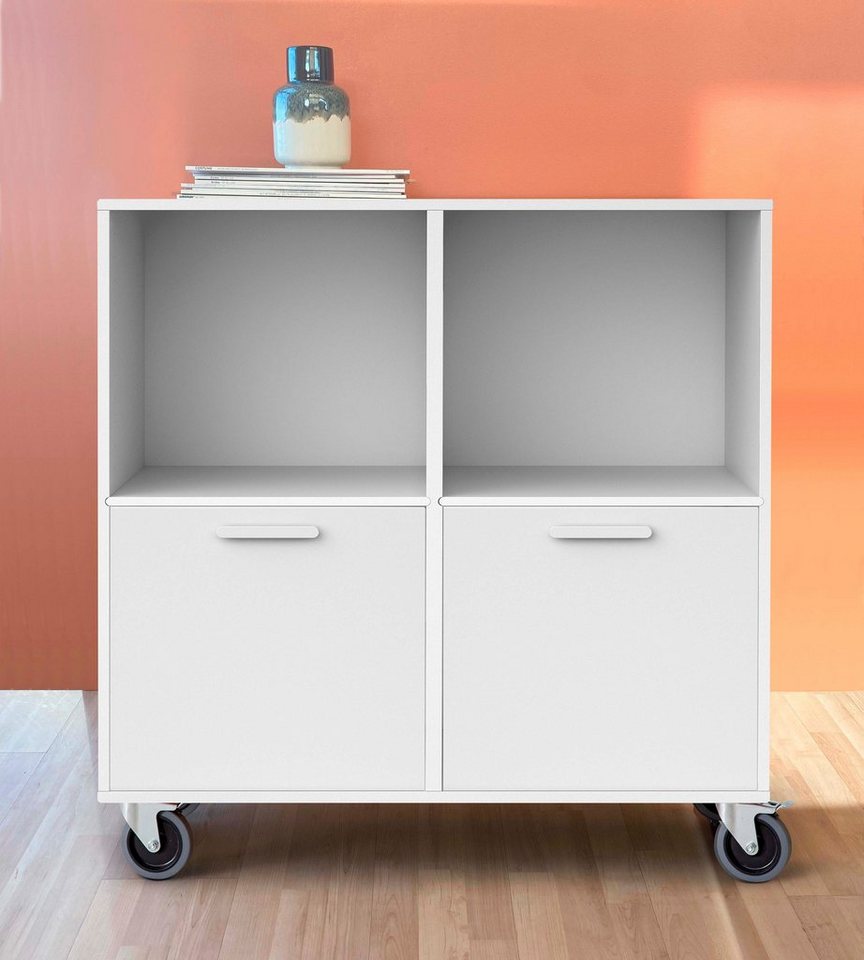 Hammel Furniture Regal Keep Türen Rollen, Möbelserie 88,6 Breite Hammel, und cm, by mit flexible 2